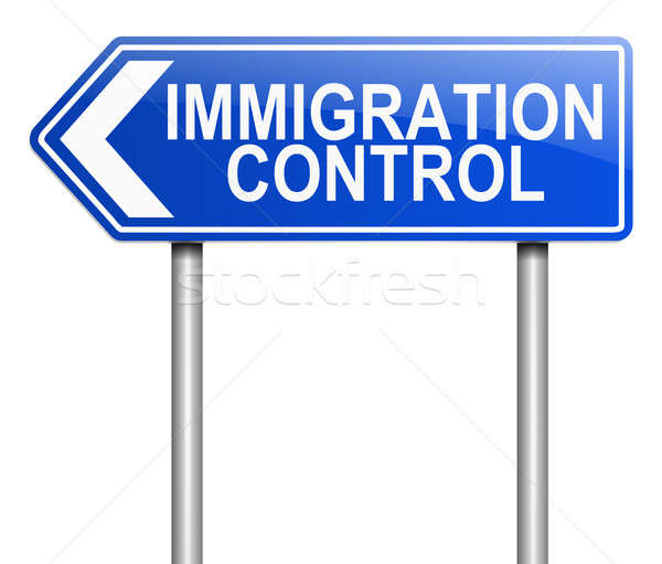 Immigration control concept. Stock photo © 72soul