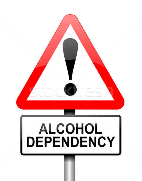 アルコール 実例 赤 白 警告 道路標識 ストックフォト © 72soul