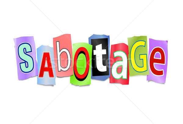 Sabotage concept. Stock photo © 72soul