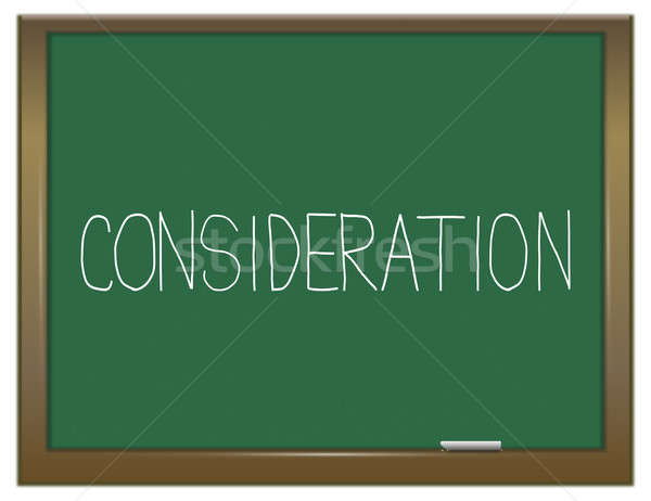 Consideration concept. Stock photo © 72soul