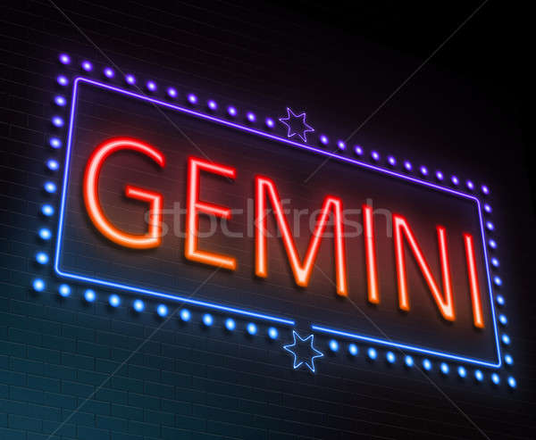 Gemini sign concept. Stock photo © 72soul