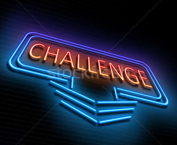 Challenge sign concept. Stock photo © 72soul