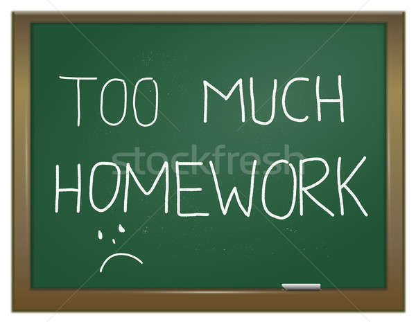 Homework stress. Stock photo © 72soul