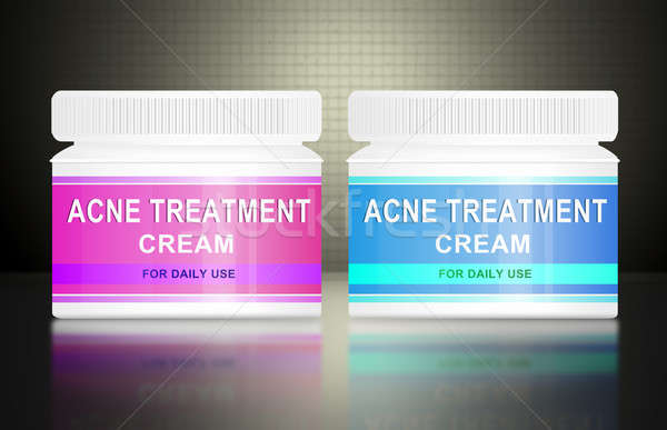 Acne cream. Stock photo © 72soul
