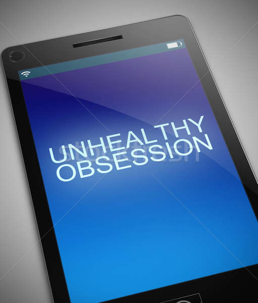 Unhealthy obsession concept. Stock photo © 72soul