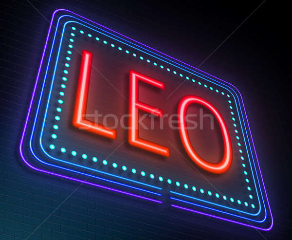 Leo sign concept. Stock photo © 72soul