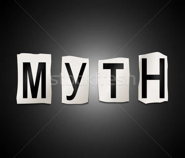 Myth word concept. Stock photo © 72soul