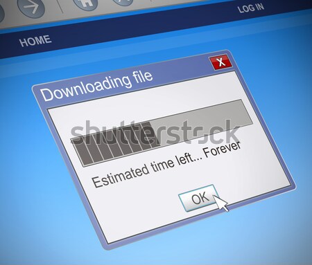 Illustration texte écran de l'ordinateur filtrer Photo stock © 72soul