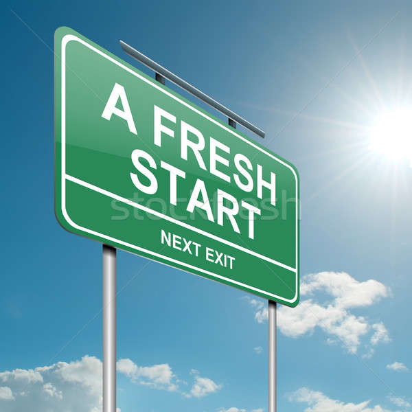 A fresh start. Stock photo © 72soul