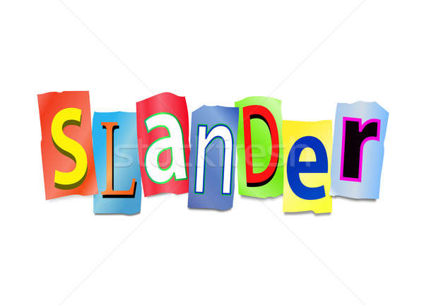 Slander concept. Stock photo © 72soul