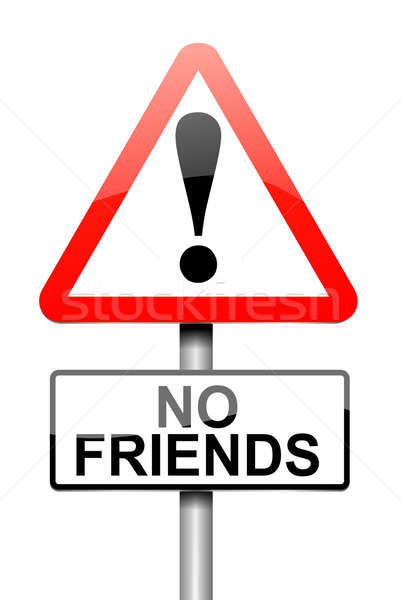 No friends concept. Stock photo © 72soul