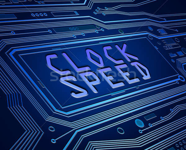 Clock speed concept. Stock photo © 72soul