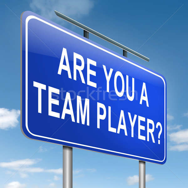 Team player concept. Stock photo © 72soul