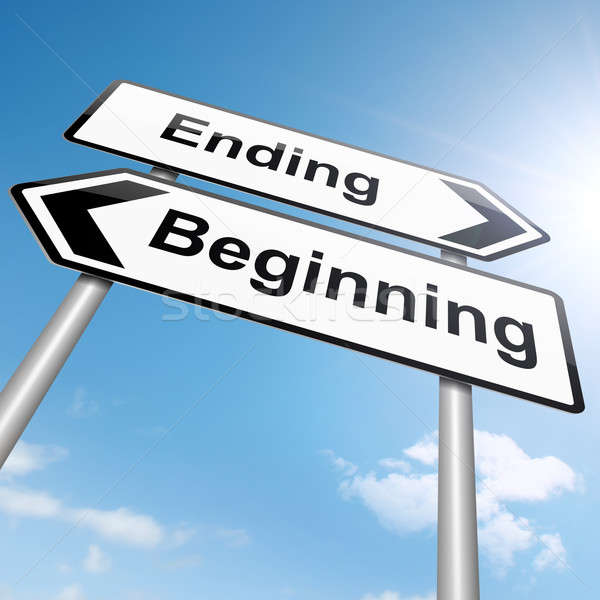 Begin or end. Stock photo © 72soul
