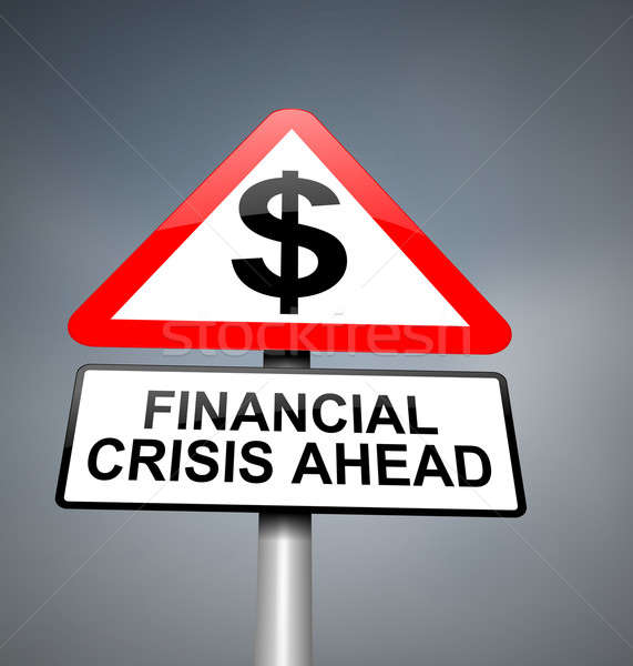 Financial crisis warning. Stock photo © 72soul