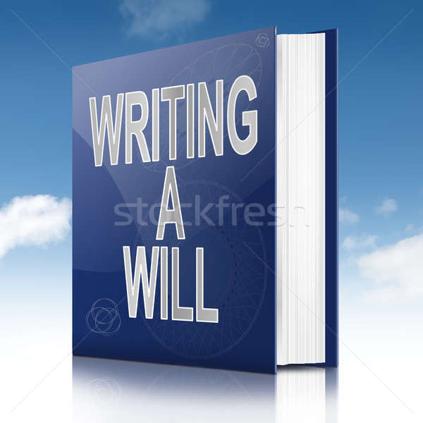 Writing a will concept. Stock photo © 72soul
