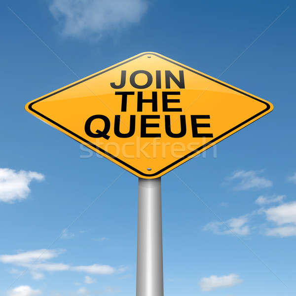 Join the queue. Stock photo © 72soul