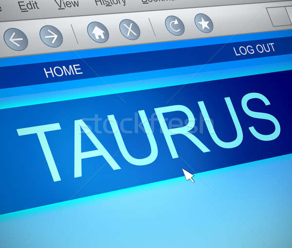 Taurus horoscope concept. Stock photo © 72soul