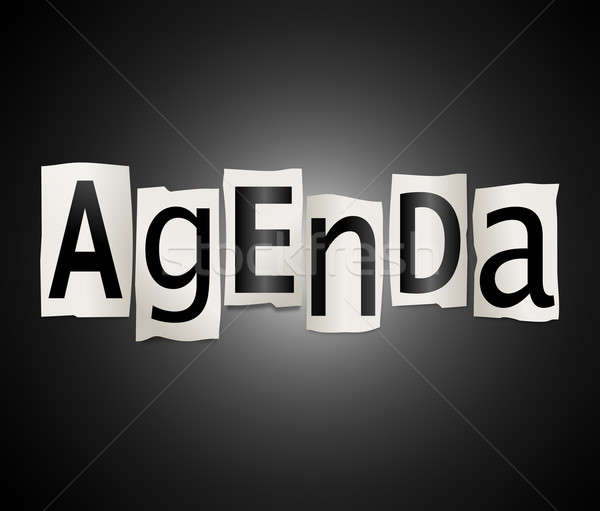 Agenda concept. Stock photo © 72soul