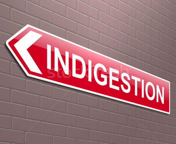 Indigestion sign concept. Stock photo © 72soul