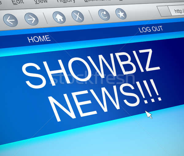 Showbiz news concept. Stock photo © 72soul