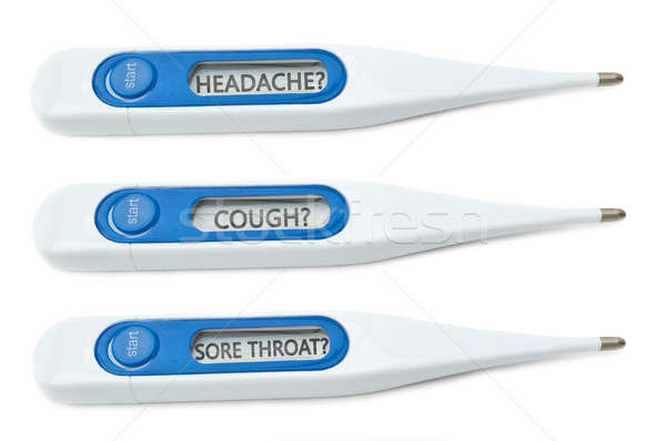 Grippe drei digitalen parallel horizontal Lesung Stock foto © 72soul