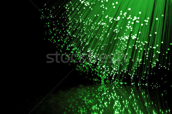 Absztrakt zöld telekommunikáció közelkép sok megvilágított Stock fotó © 72soul