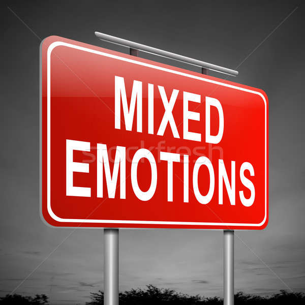 Mixed emotions concept. Stock photo © 72soul