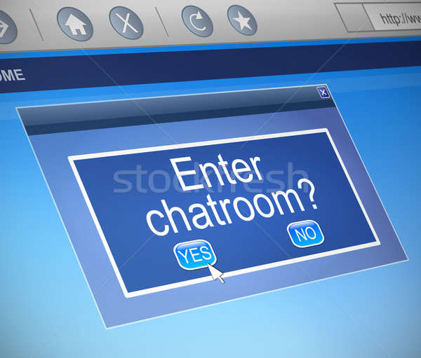 Chatroom concept. Stock photo © 72soul