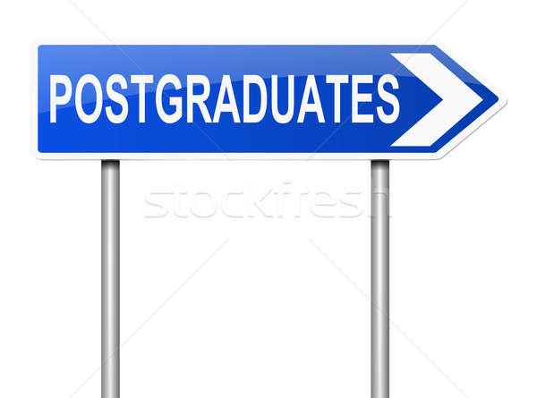 Postgraduate concept. Stock photo © 72soul