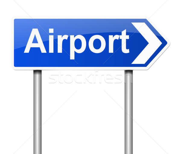 Airport sign. Stock photo © 72soul