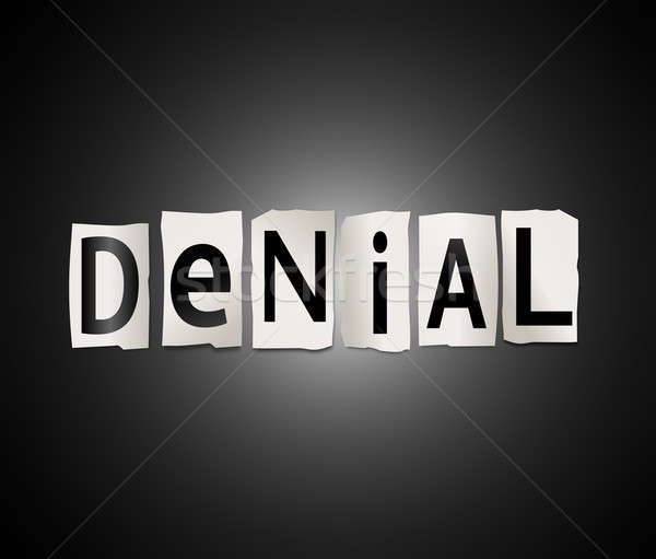 Denial concept. Stock photo © 72soul