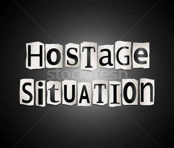 Hostage concept. Stock photo © 72soul