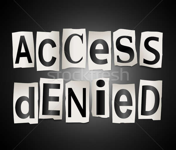 Access denied concept. Stock photo © 72soul