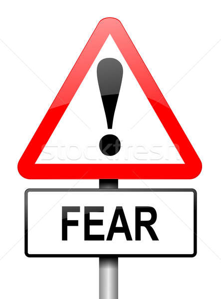 Fear warning concept. Stock photo © 72soul