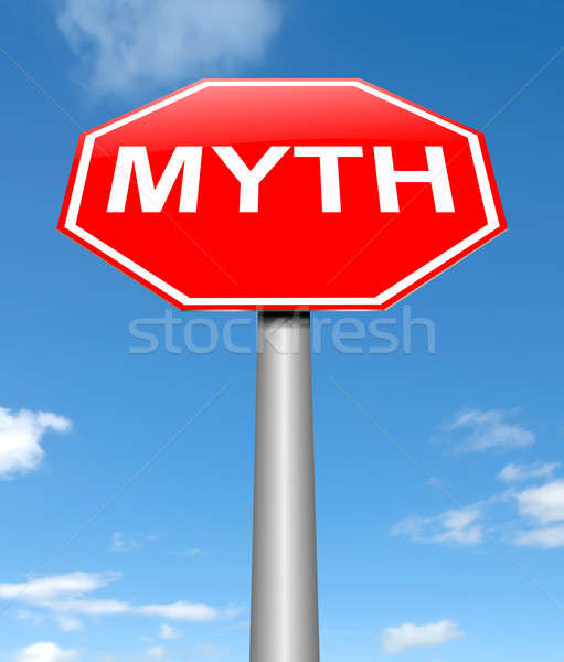 Myth sign concept. Stock photo © 72soul
