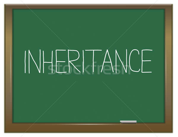 Stock photo: Inheritance concept.