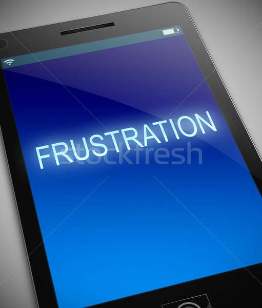 Frustration technology concept. Stock photo © 72soul