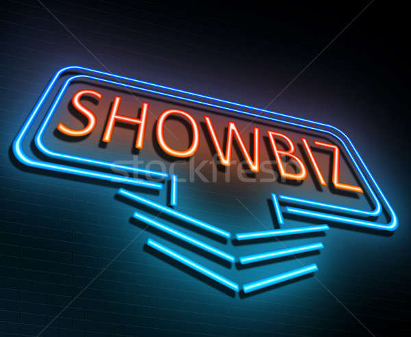 Showbiz sign concept. Stock photo © 72soul