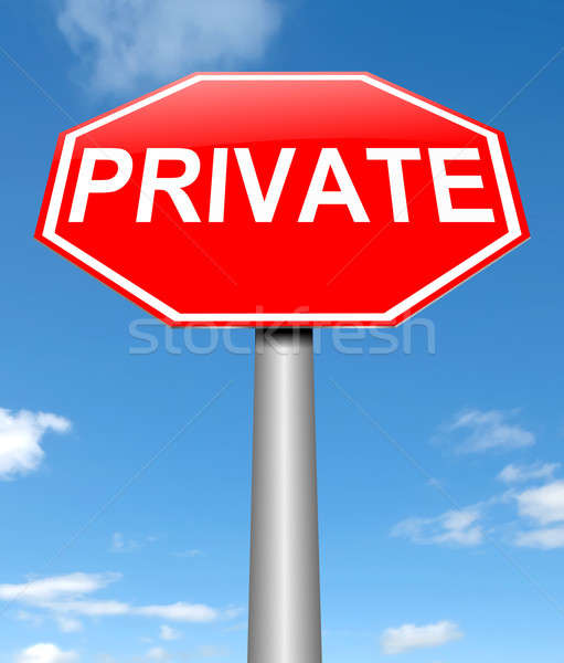 Private concept. Stock photo © 72soul