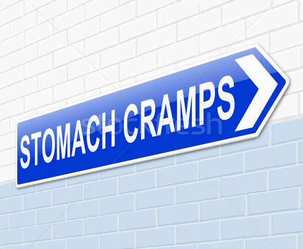 Stomach cramps concept. Stock photo © 72soul