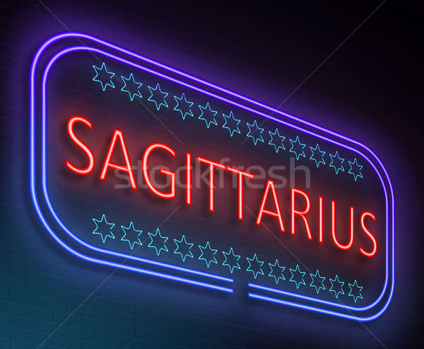 Sagittarius sign concept. Stock photo © 72soul