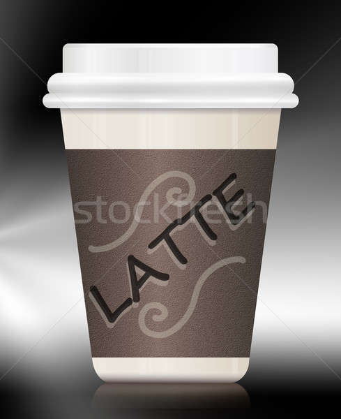 Latte container. Stock photo © 72soul