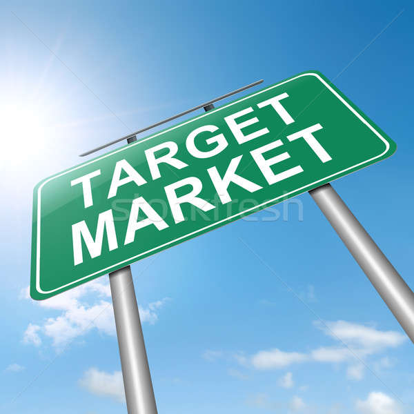 Target market. Stock photo © 72soul