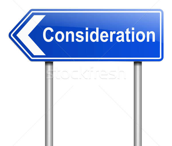 Consideration concept. Stock photo © 72soul