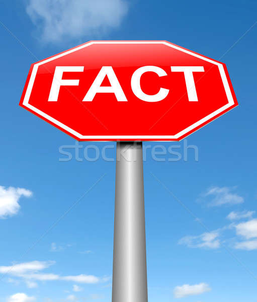 Fact sign concept. Stock photo © 72soul