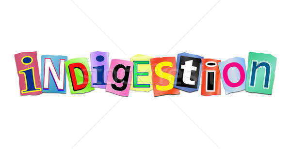Indigestion word concept. Stock photo © 72soul