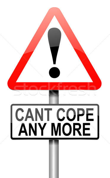 Cant cope concept. Stock photo © 72soul