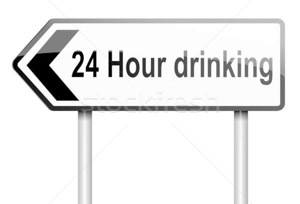 24 hour drinking. Stock photo © 72soul