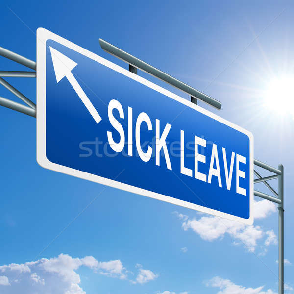 Sick leave concept. Stock photo © 72soul